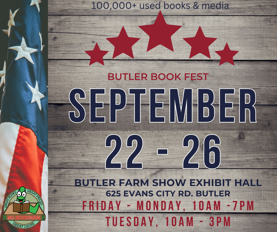 Butler Book Fest Fall 23 flyer